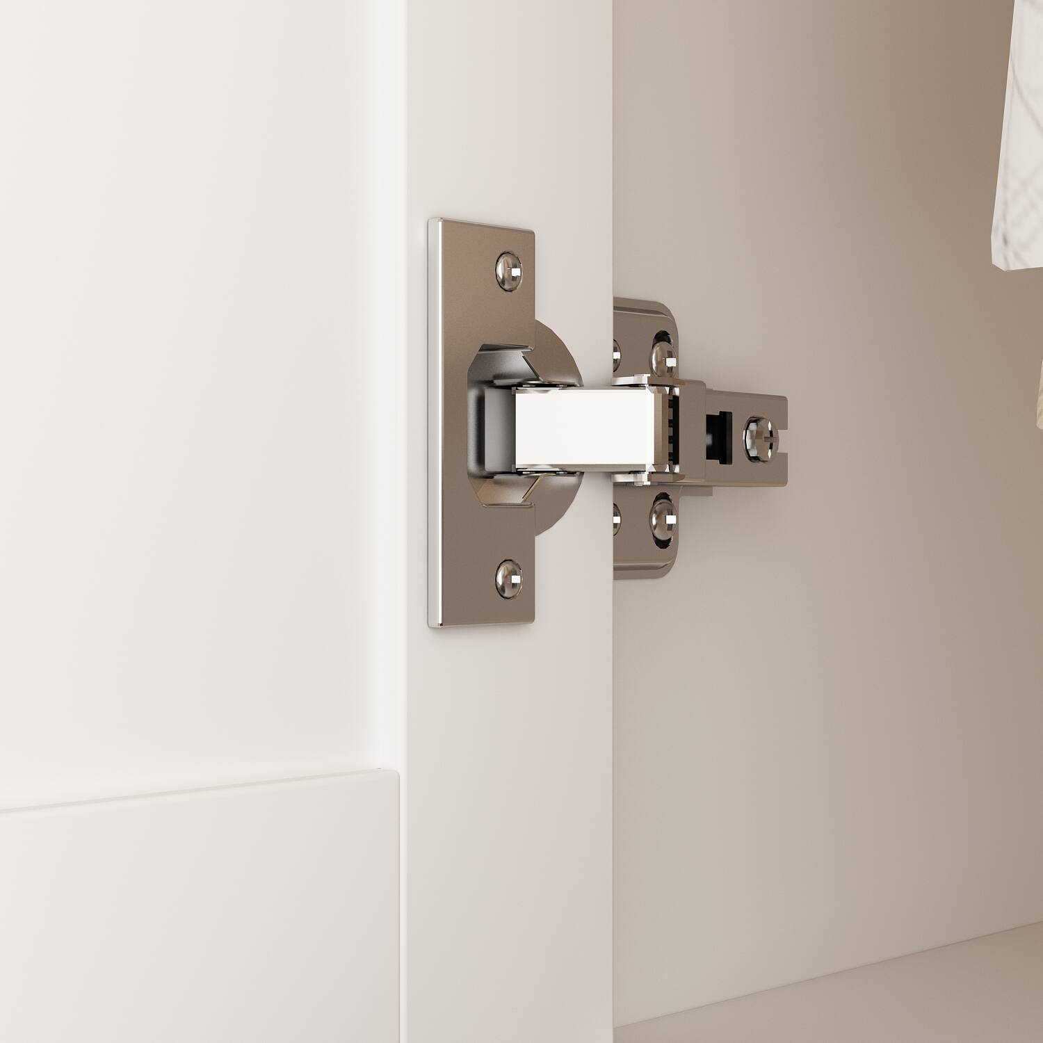 Alt View 4. FUFU&GAGA - FUFU&GAGA  Freestanding Wardrobe with Mirror & Multi - Storage Armoires - White.