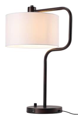 Hivvago - Middlemist Table Lamp - White