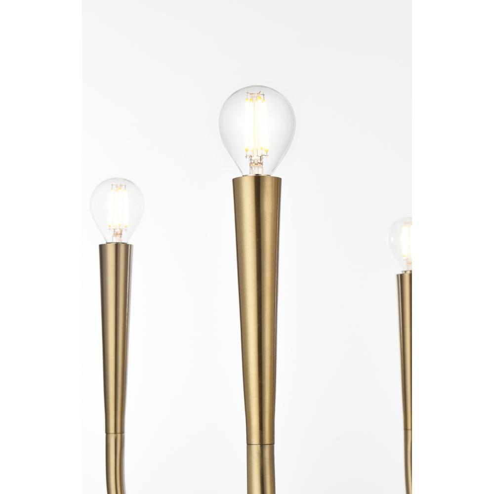 Alt View 5. Living District - Layne 30 inch chandelier in Gold - Gold.