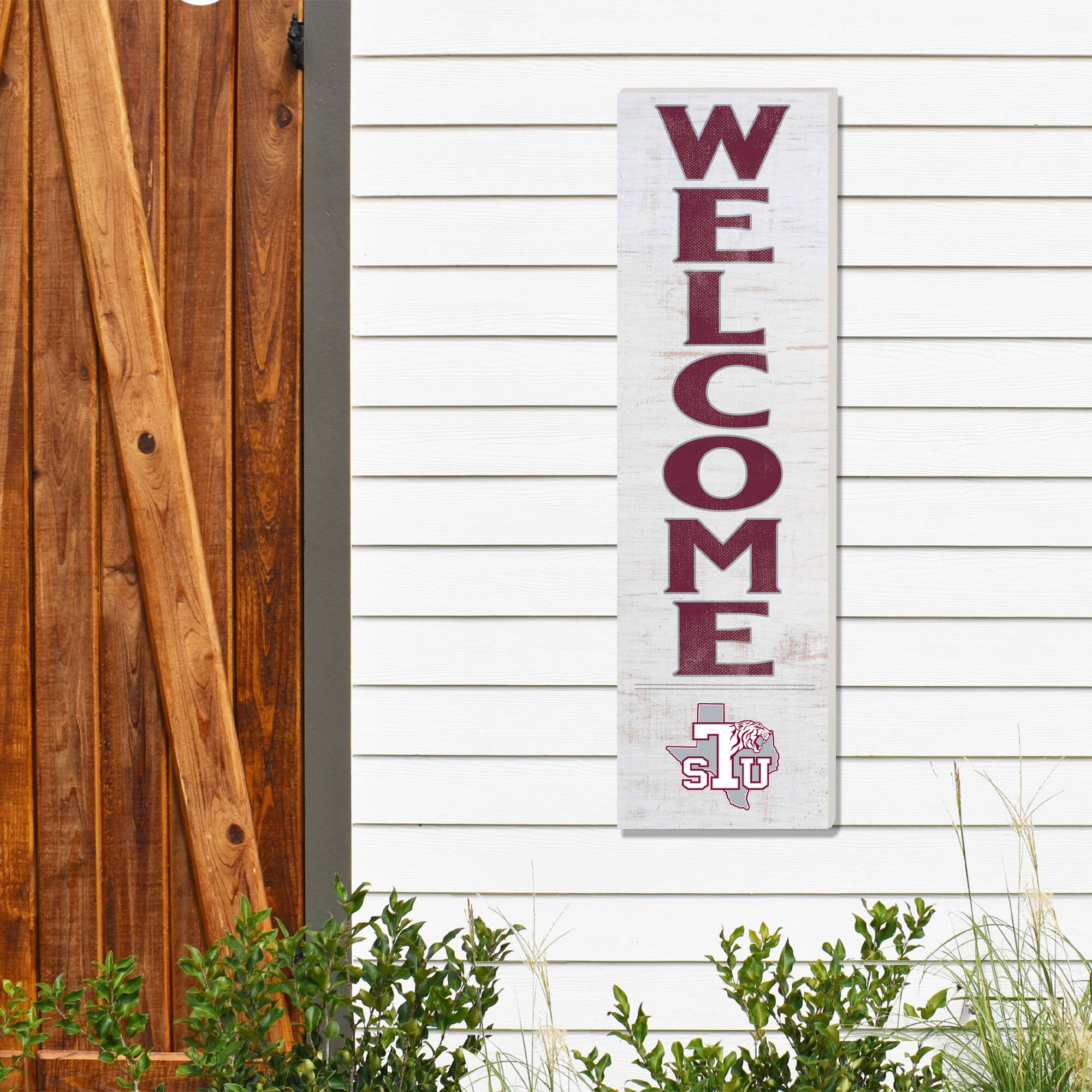 Alt View 1. Jardine - Texas Southern Tigers 10'' x 35'' Indoor/Outdoor Welcome Sign - Maroon.