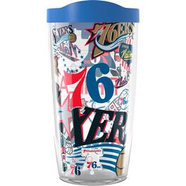 Tervis - Philadelphia 76ers 16oz. Allover Classic Tumbler - Multicolor