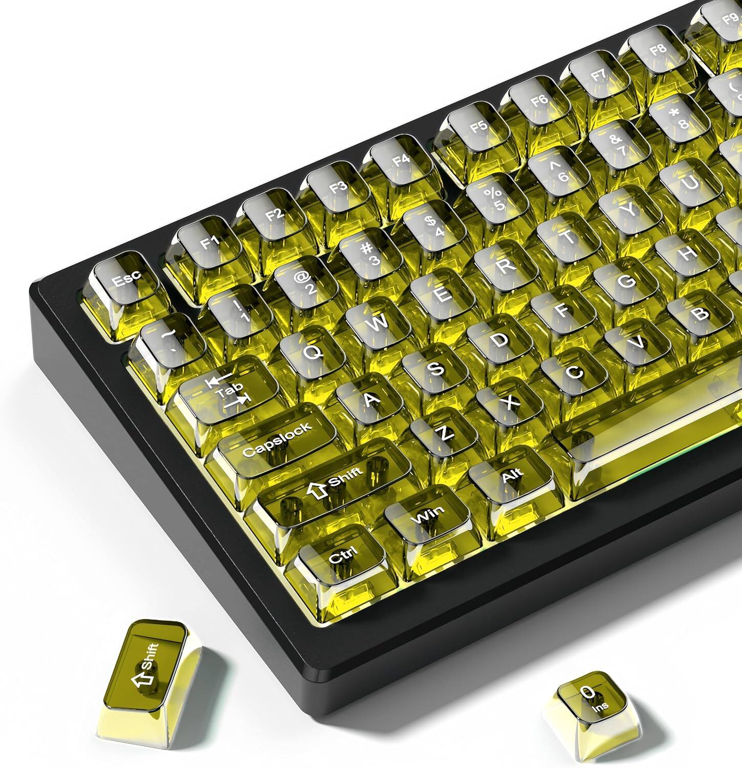 Esc F1 # 2 @ R 3 H $ 4 T % 5 Y ^ 6 U & 7 " F5 8 ( F6 * F7 ) F8 - F9 + Tab Q W E R T Y U I O P A S D F G H J K L Z X C V B N M Capslock Shift Ctrl Alt Win Shift 0 Ins