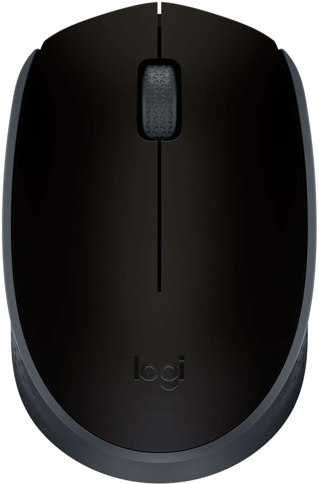 Logitech - M170 Wireless Compact Optical Ambidextrous Mouse - Wireless - Black - Front_Zoom