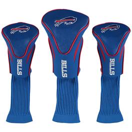 Team Golf - Buffalo Bills 3-Pack Contour Golf Club Head Covers - Multicolor