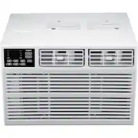 Whirlpool - 1,000 Sq. Ft. 18,000 BTU 230V Window Air Conditioner - White - Front_Zoom