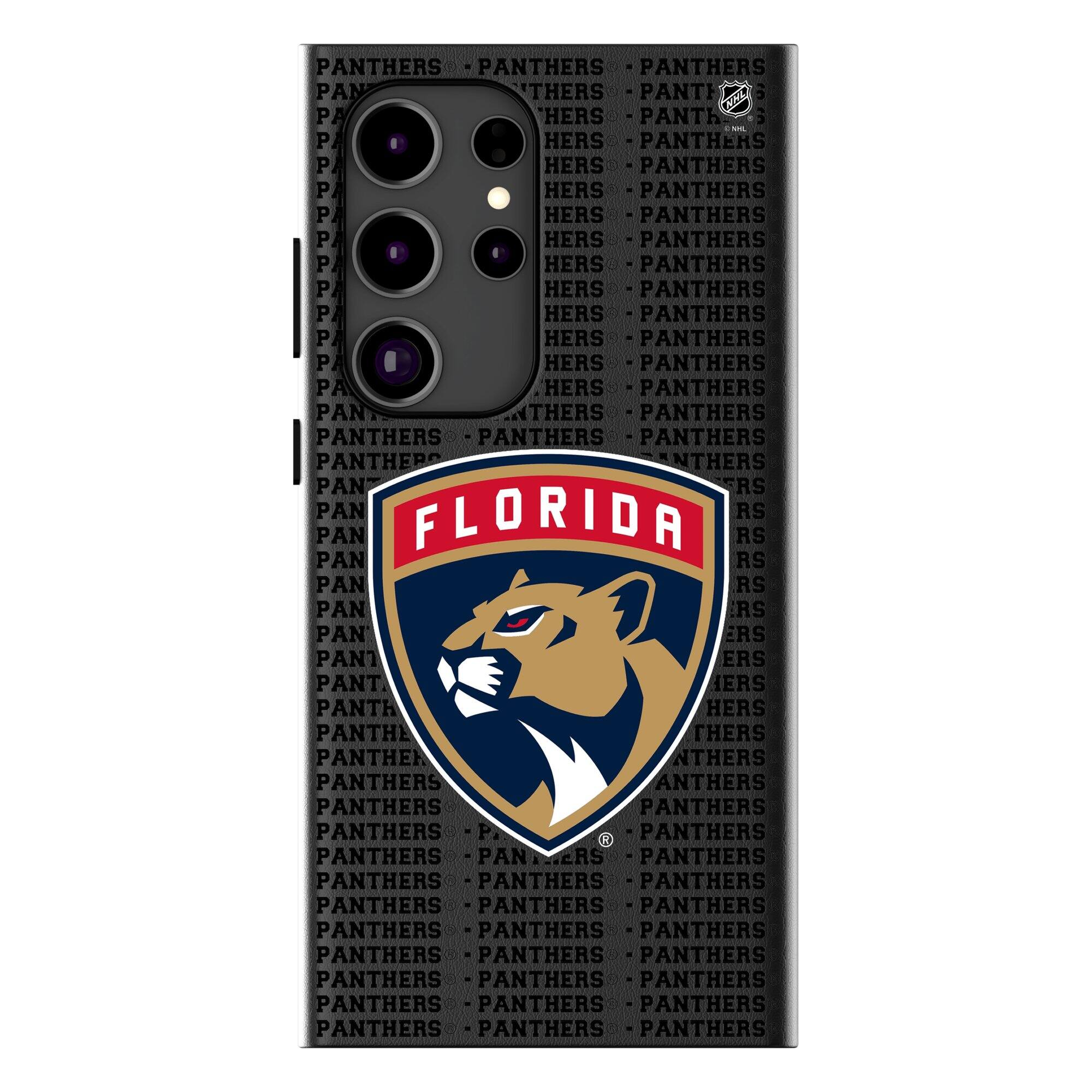 Keyscaper - NHL - Florida Panthers Text Backdrop Galaxy Magnetic Bump Case - S24 - Black price history on PriceWatchPro