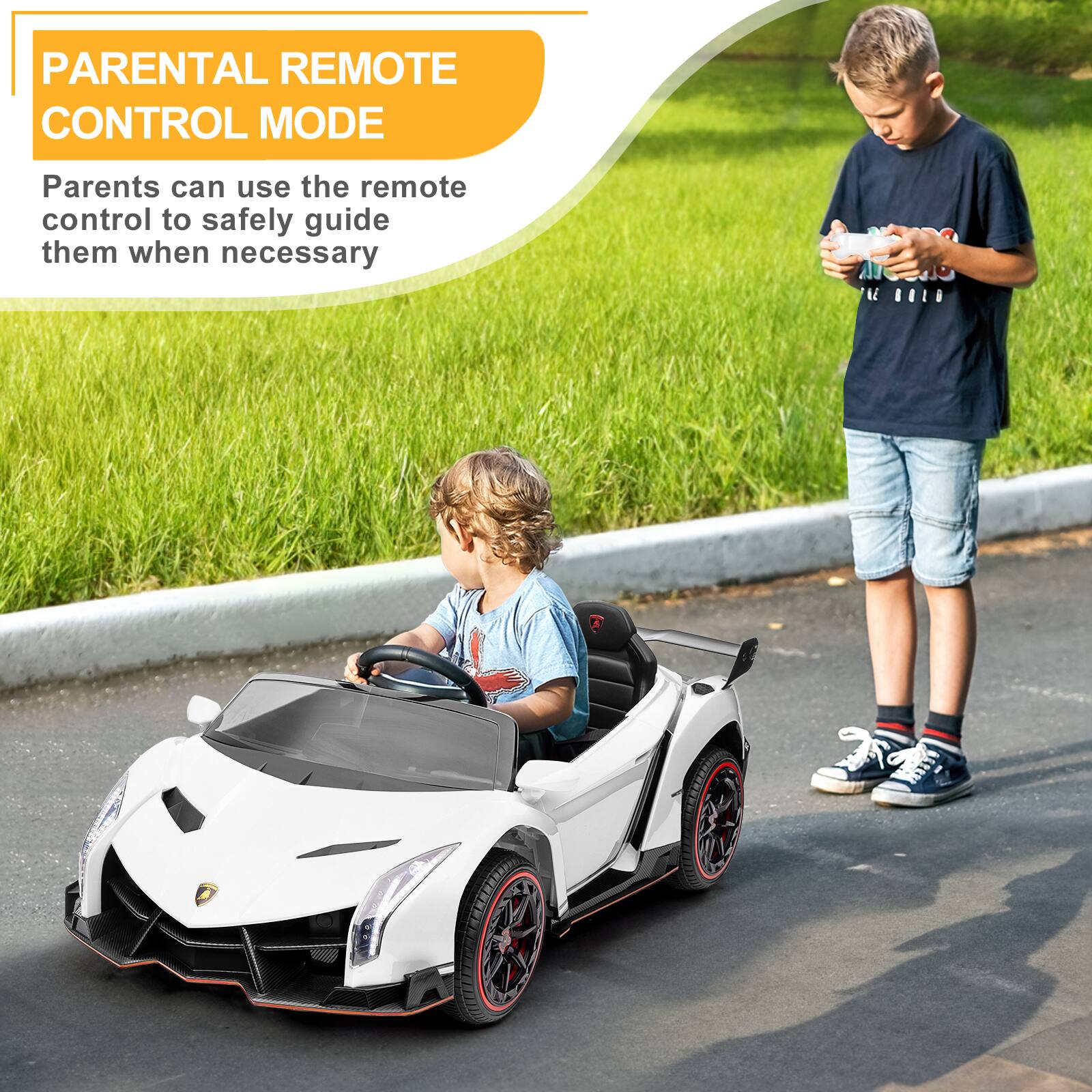 PARENTAL REMOTE CONTROL MODE  
Parents can use the remote control to safely guide them when necessary
