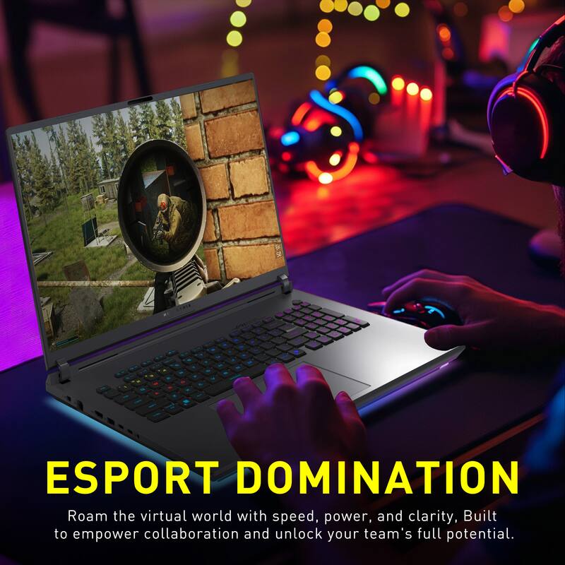 ESPORT DOMINATION

Roam the virtual world with speed, power, and clarity. Built to empower collaboration and unlock your team's full potential.
