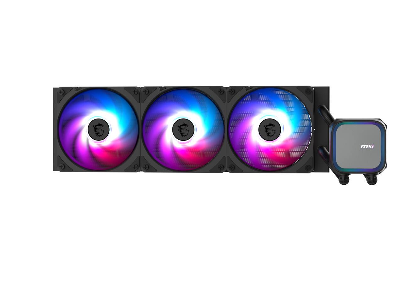 Back. MSI - MAG Coreliquid A13 360 AIO ARGB CPU Liquid Cooler CLA13360 - Black.