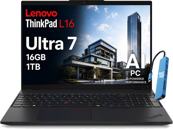Lenovo ThinkPad L16 Ultra 7 16GB 1TB  
AI PC AI-POWERED PERFORMANCE