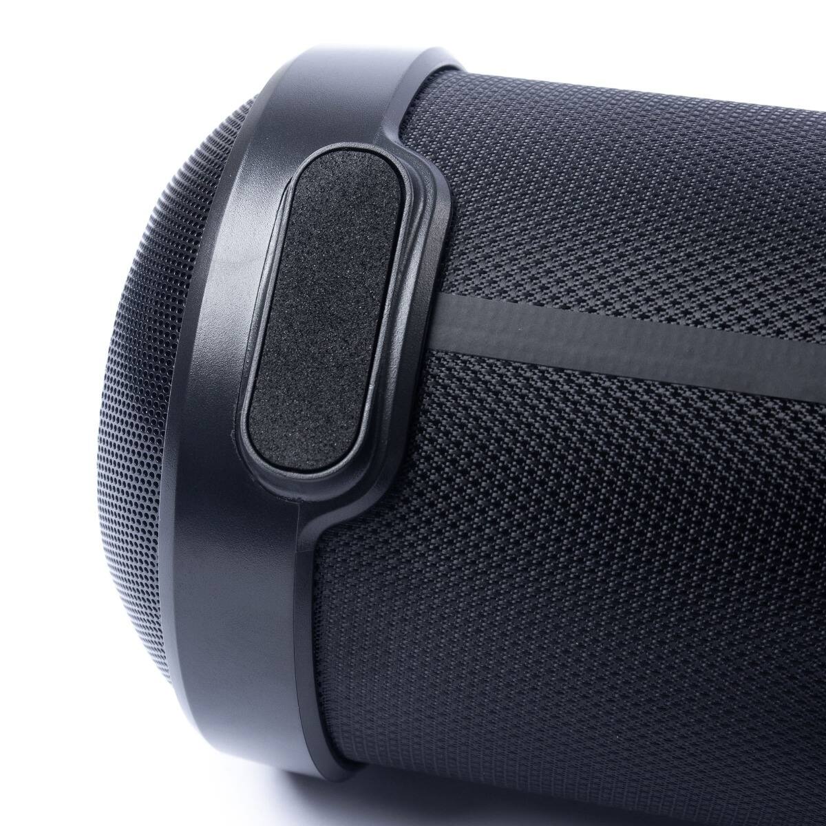 Back. RadioShack - Portable Bluetooth Speaker with Lights and FM 4001762 - Black.