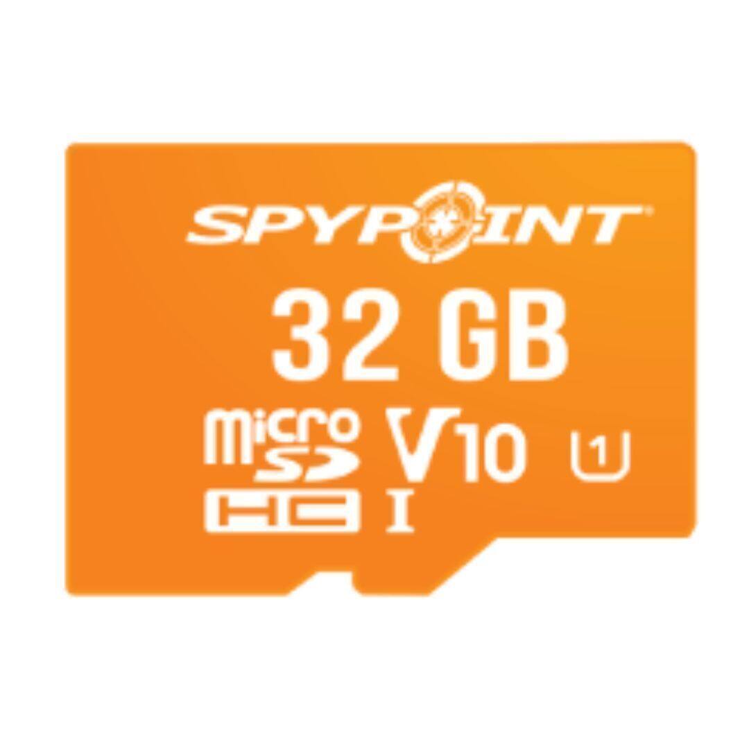 SPYPOINT  
32 GB  
Micro SD  
V10  
U1  
HD