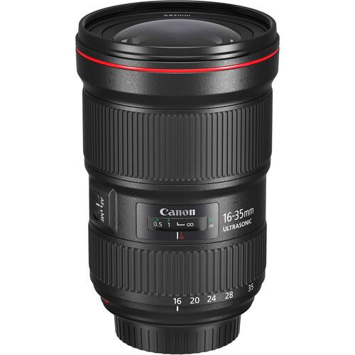 Canon 16-35mm f/2.8L USM  
AF, MF  
16-35mm  
0.5m  
1:2.8  
ULTRASONIC  
16 20 24 28 35