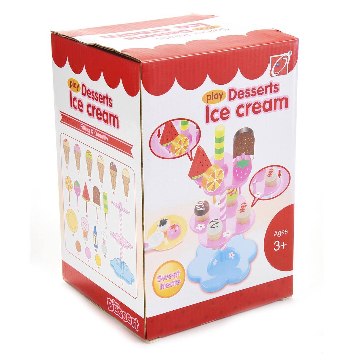 play Desserts Ice cream  
Filling & Quantity  

Sweet treats  

Ages 3+