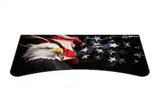 Front. Arozzi - Arozzi Arena Full-Surface, Interchangeable, Water-Resistant, and Washable Mouse Pad with Stitched Edges - D042 - Black.