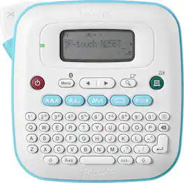 Brother - P-touch PT-N25BT Personal Connected Label Maker with Btag Tape, Great for Personalization and Storage/Organization - White