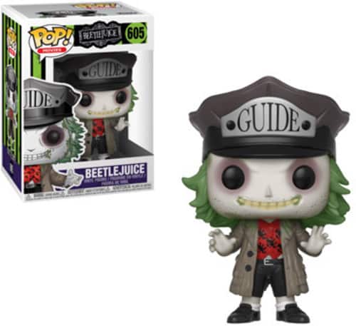 Funko - POP! HORROR: Beetlejuice with Hat - COLLECTIBLES - Multicolor