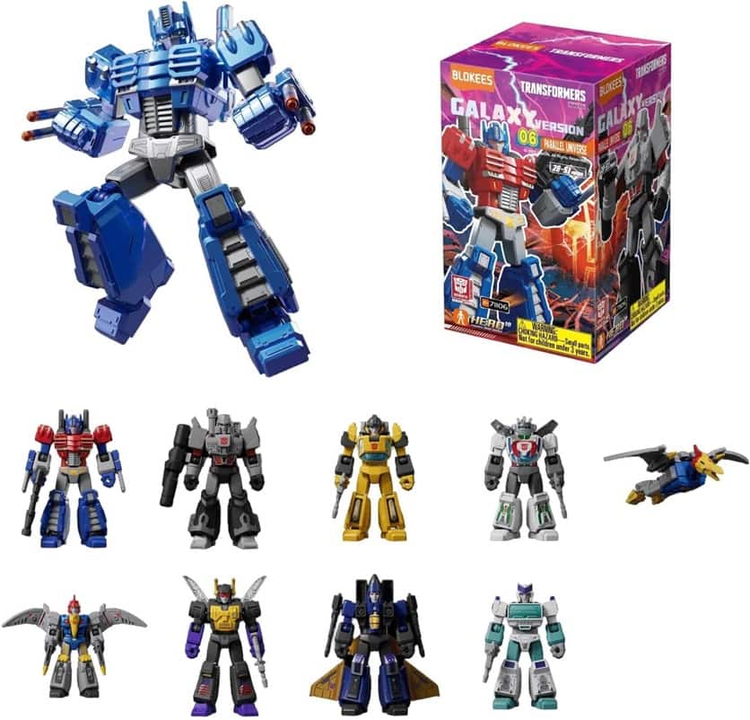 Galaxy Version Vol. 6 Box of 9 Blind Box Model Kits | Transformers