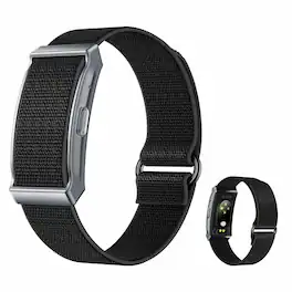 PRIMEPLUS - Smart Fitness Tracker Band with Heart Rate, Sleep & Step Monitor, Call Reminder, iOS/Android - Black - (2026)