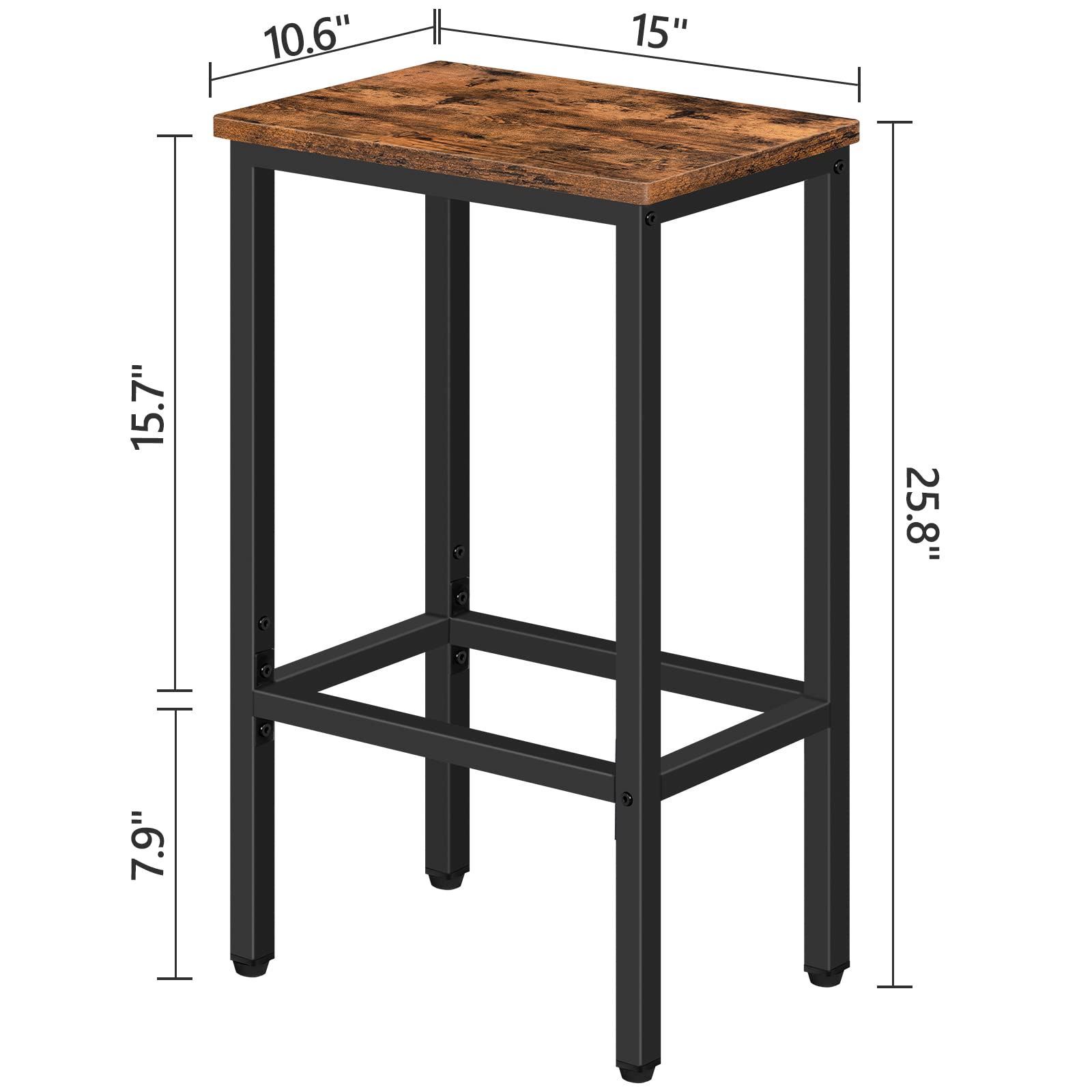 10.6"  
15"  
15.7"  
25.8"  
7.9"