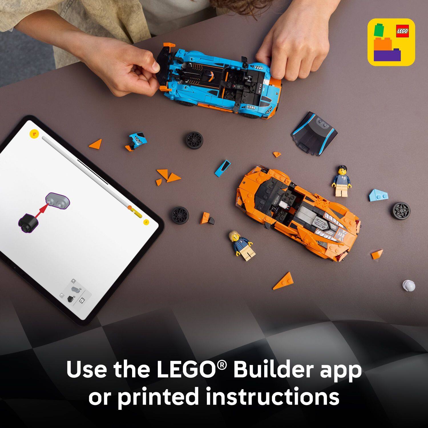 LEGO 1 x T - 1TE  f R Use the LEGO Builder app or printed instructions