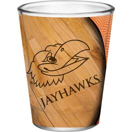 Indigo Falls - Kansas Jayhawks 2oz. Basketball Collector Shot Glass - Multicolor