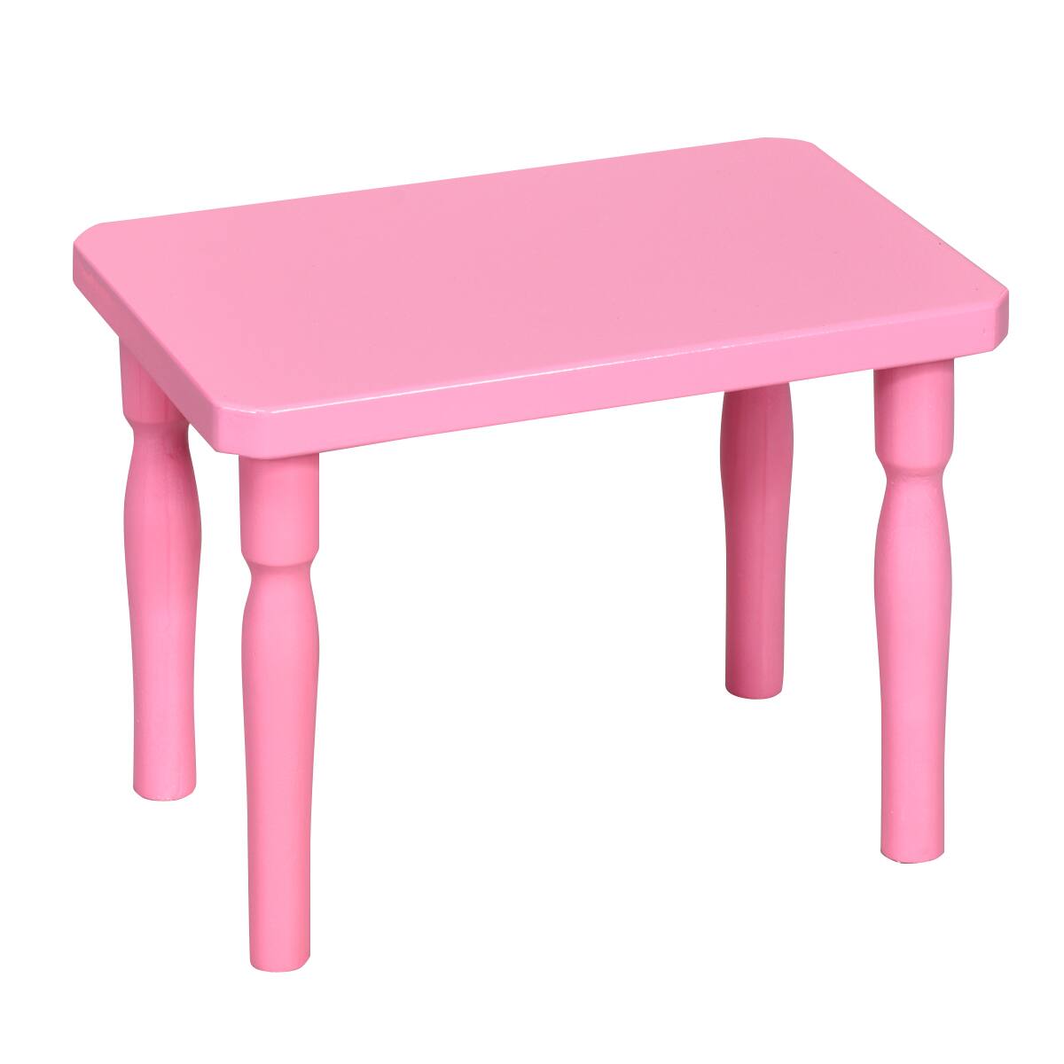 Alt View 19. Costway - 30-Key Classic Baby Grand Piano Toddler Toy Wood with Bench & Music Rack - Pink.