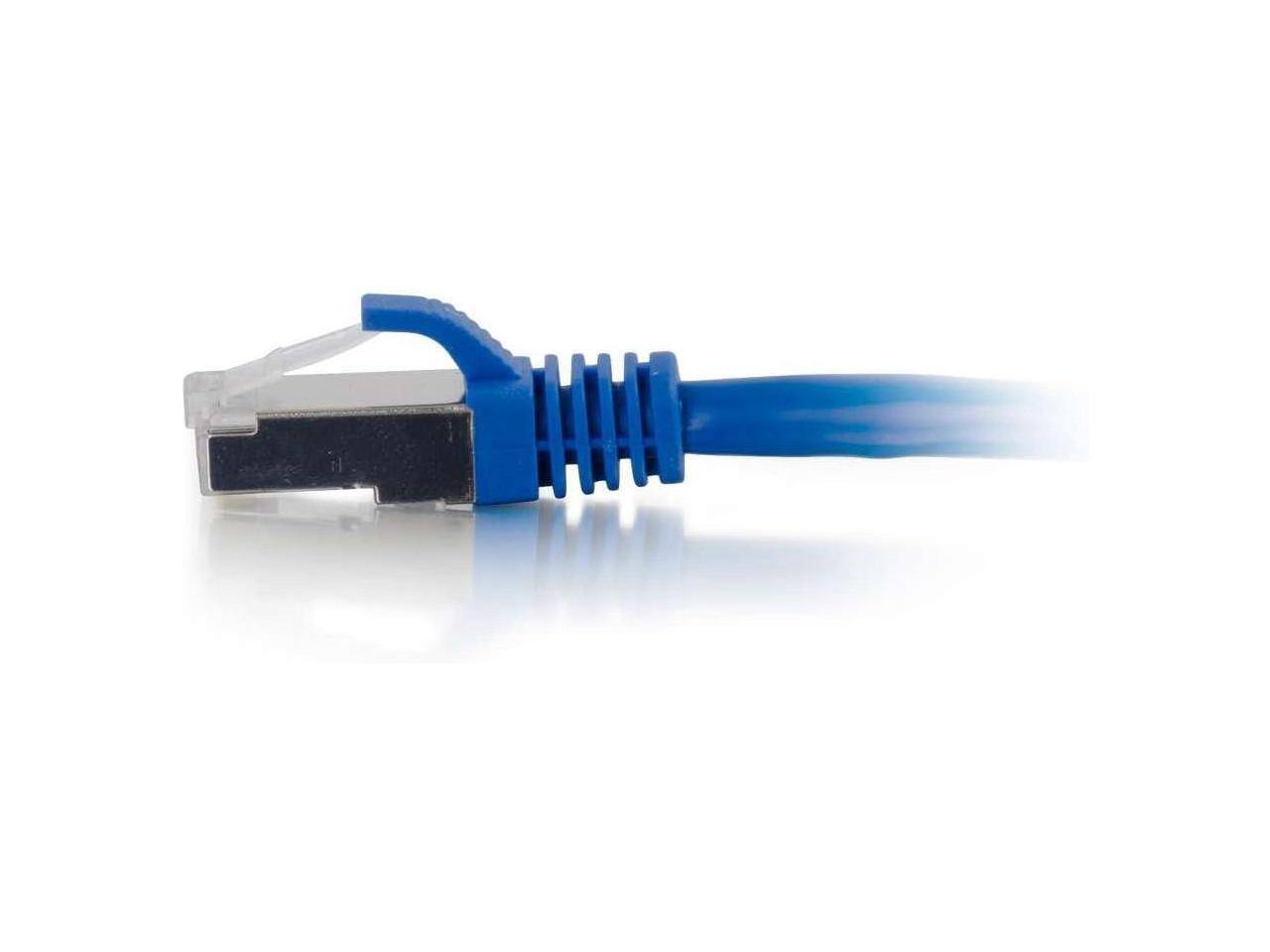 Alt View 3. Cables to Go - C2G 00807 Cat6 Cable - Snagless Shielded Ethernet Network Patch Cable, Blue (35 Feet 10.66 Meters).