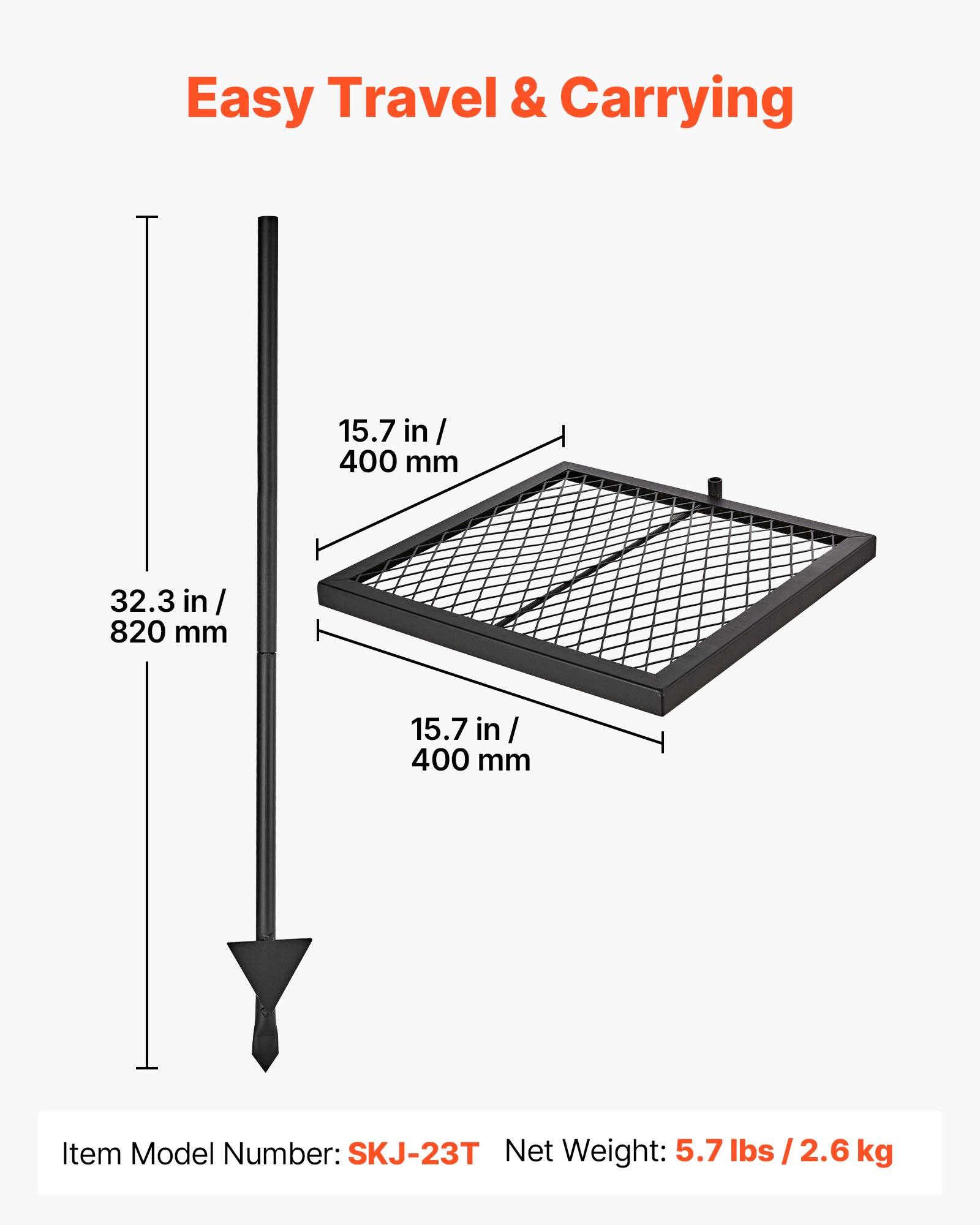 Easy Travel & Carrying

15.7 in / 400 mm

32.3 in / 820 mm

15.7 in / 400 mm

Item Model Number: SKJ-23T

Net Weight: 5.7 lbs / 2.6 kg