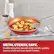 METAL UTENSIL SAFE.
Durable enough for use with metal utensils, spatulas, spoons, whisks and even electric beaters.