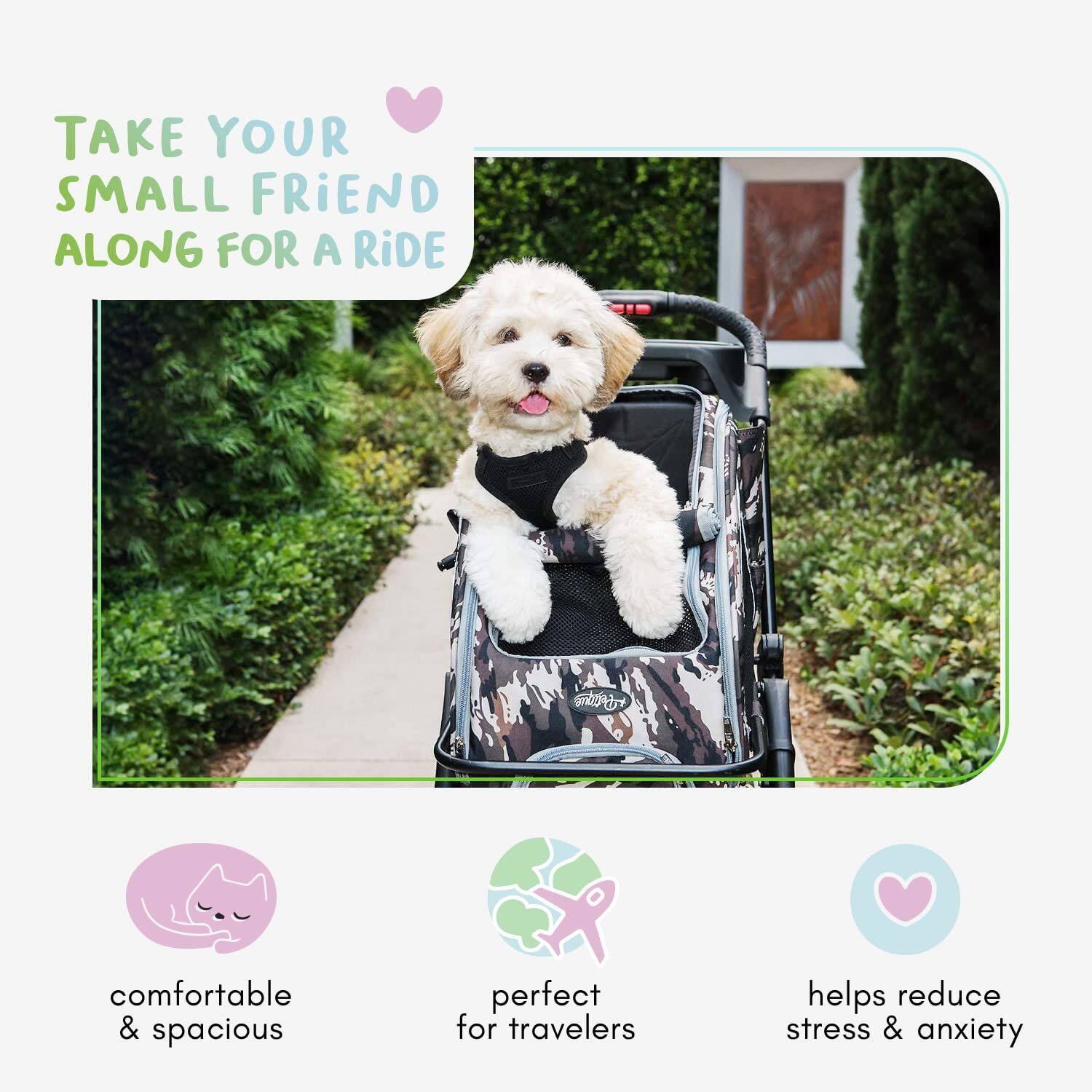 TAKE YOUR SMALL FRIEND ALONG FOR A RIDE

comfortable & spacious

perfect for travelers

helps reduce stress & anxiety