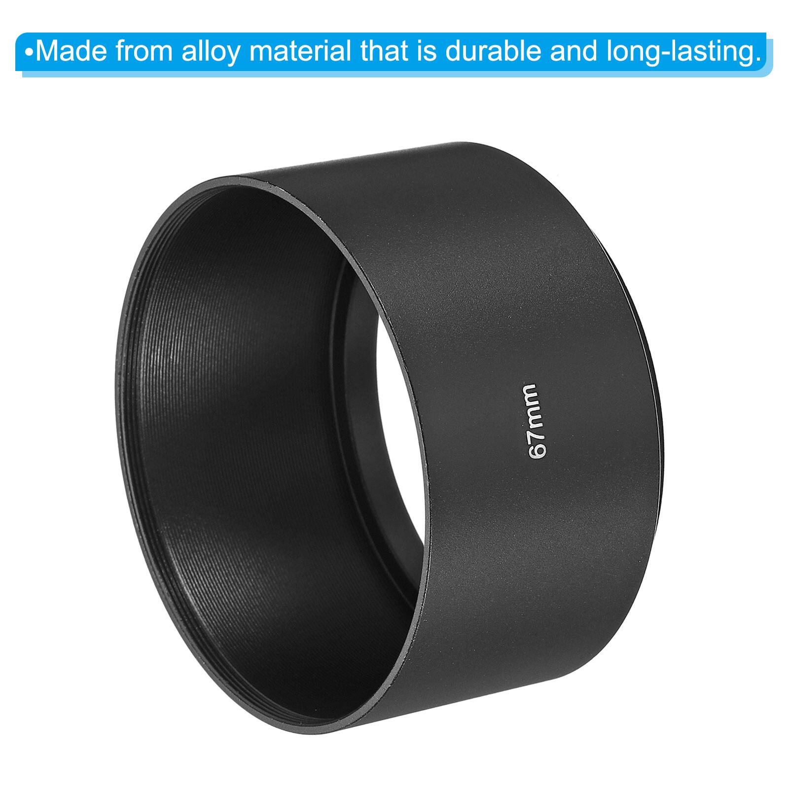 Made from alloy material that is durable and long-lasting. 67mm