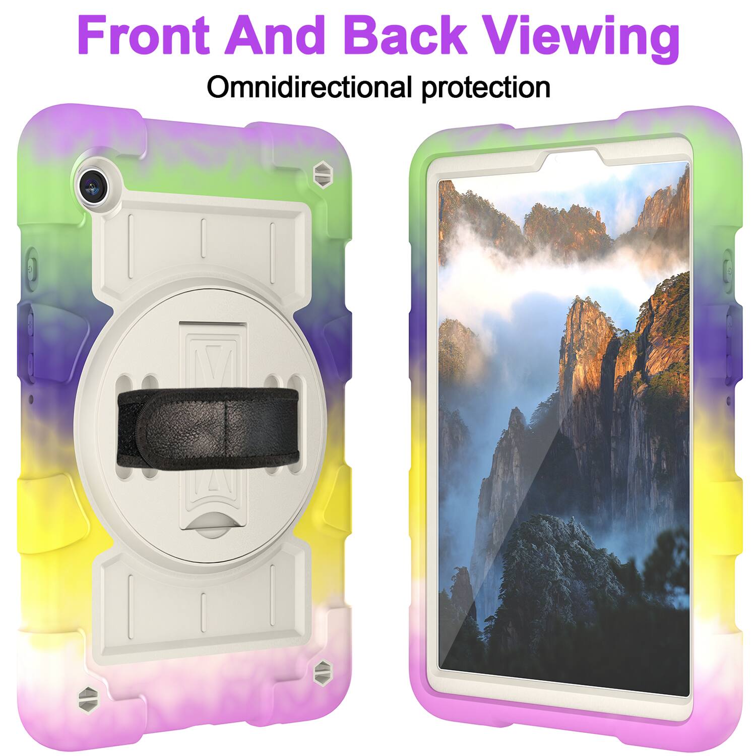 Front And Back Viewing  
Omnidirectional protection