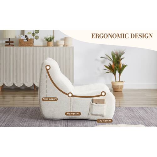 ERGONOMIC DESIGN  
- Neck support  
- Hip support  
- Leg support
