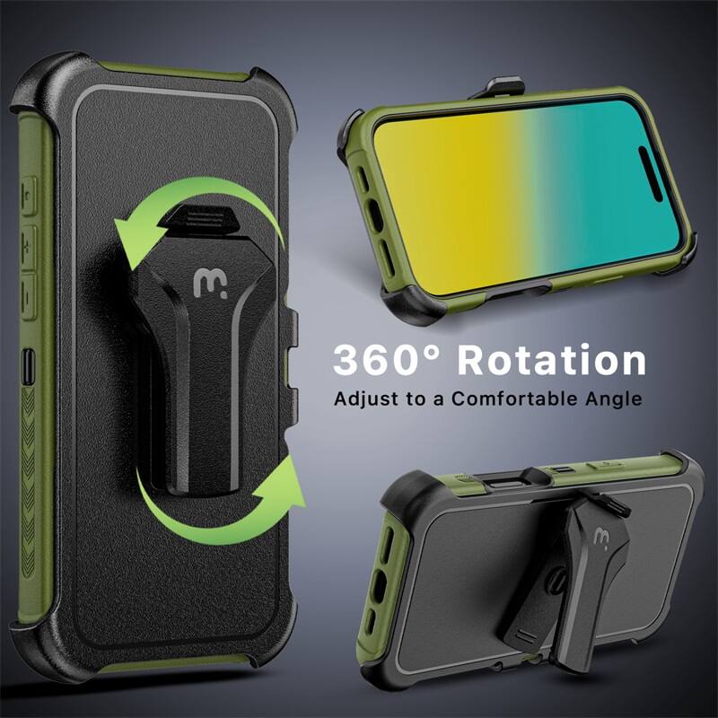 E. 360 Rotation Adjust to a Comfortable Angle