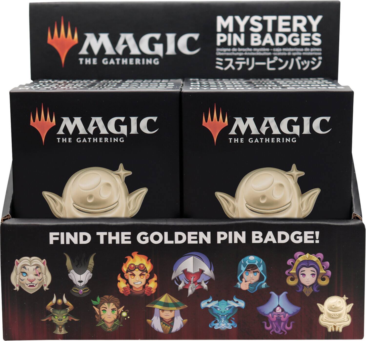 MAGIC THE GATHERING  
MYSTERY PIN BADGES  
FIND THE GOLDEN PIN BADGE!