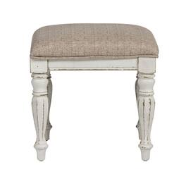 Liberty Furniture Industries - Magnolia Manor Vanity Stool in Antique - White