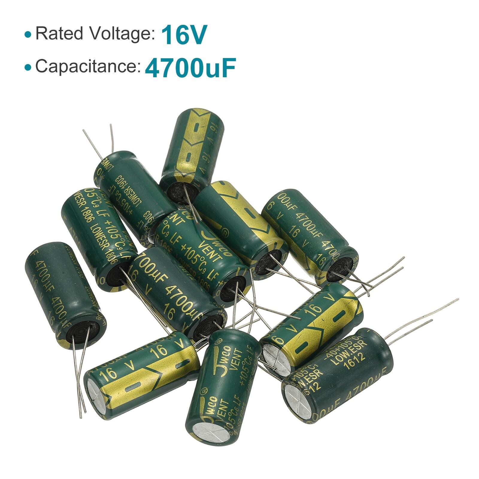 Rated Voltage: 16V  
Capacitance: 4700uF