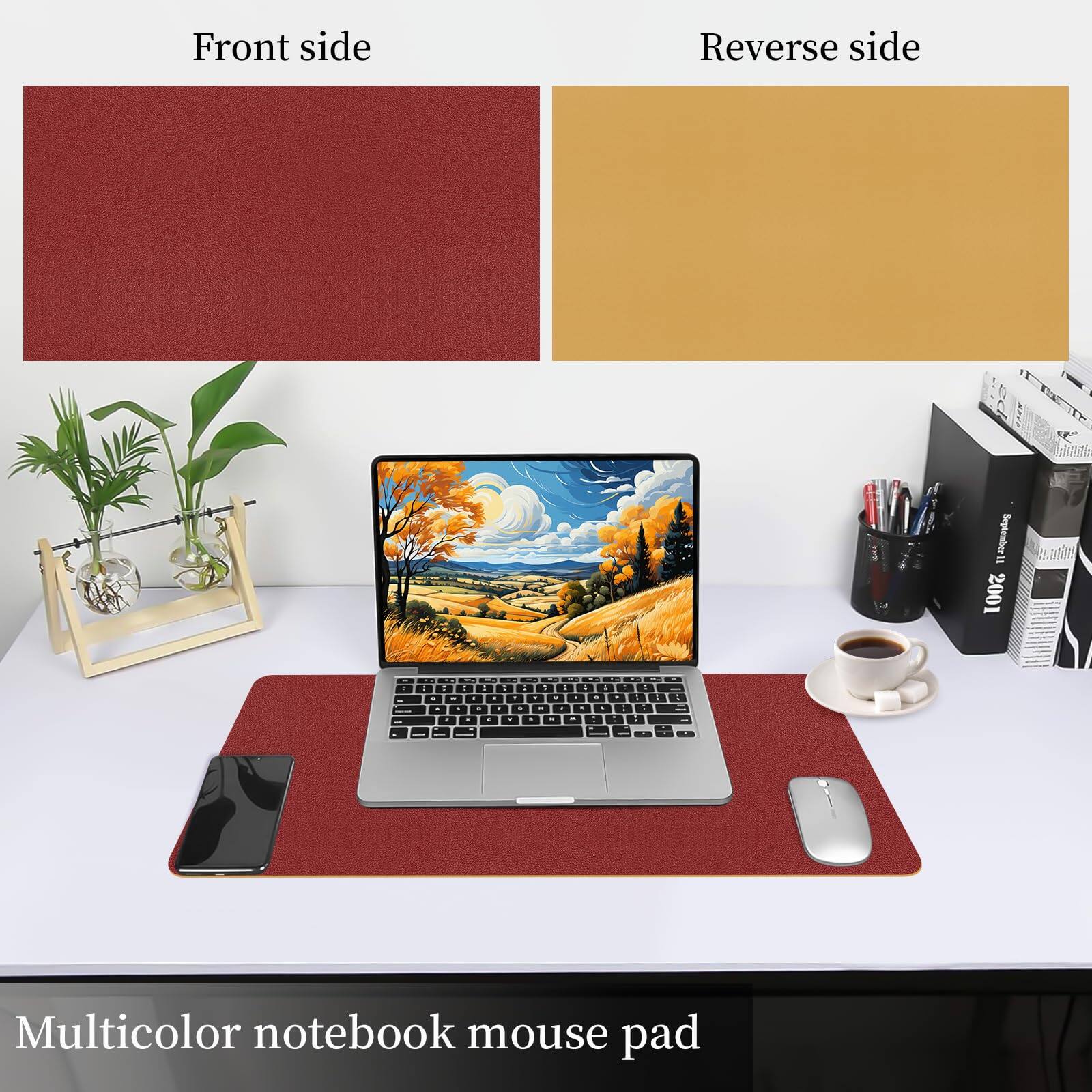 Front side  
Reverse side  

Multicolor notebook mouse pad