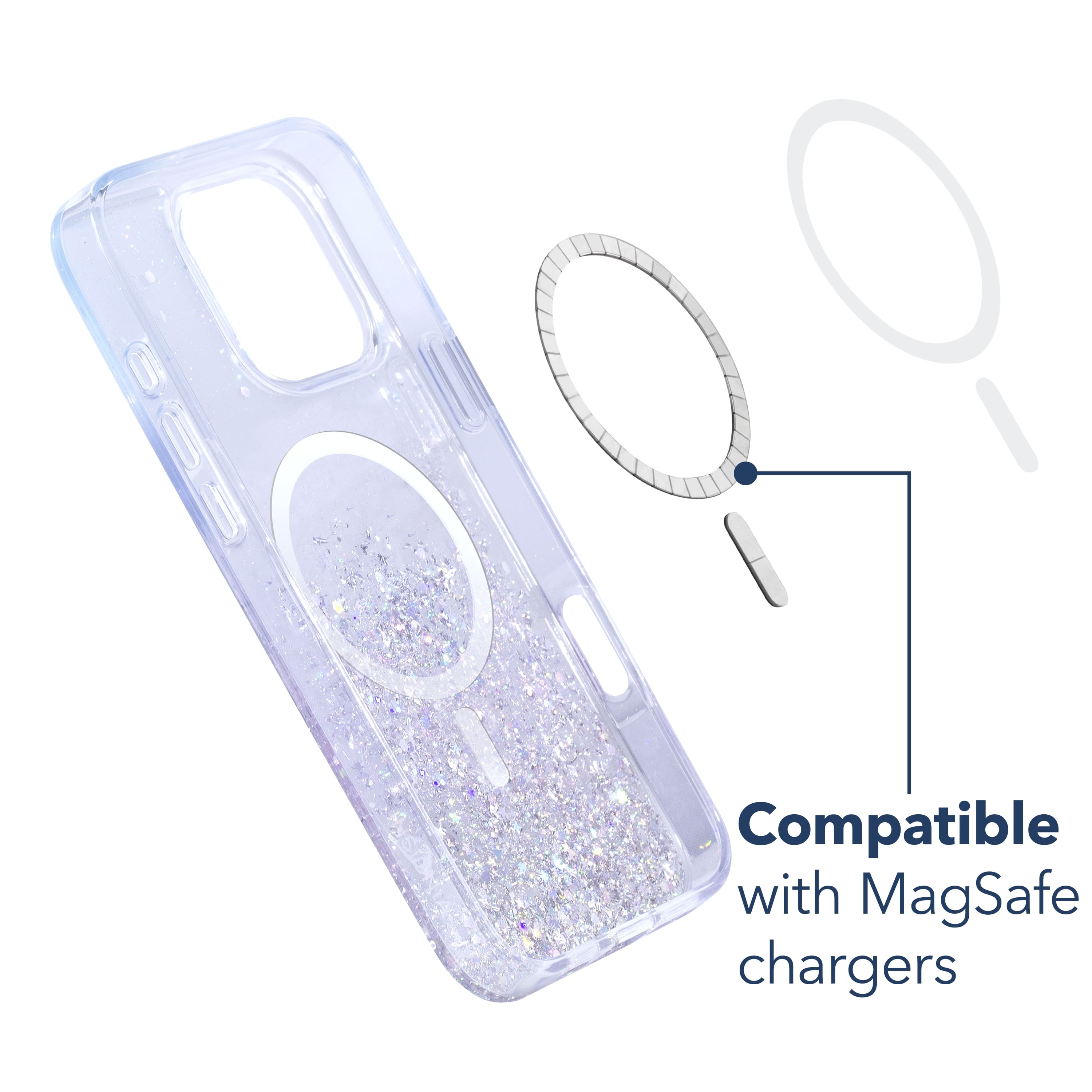 Compatible with MagSafe chargers.