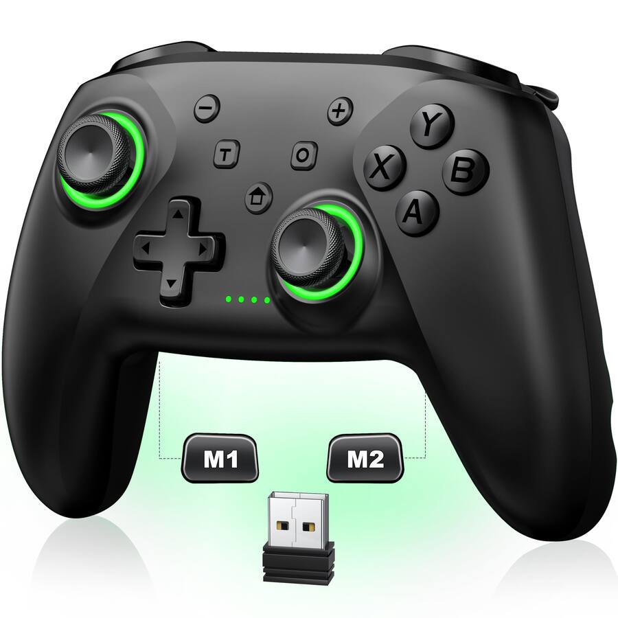 Hm Controllers HM 1810 Pc Controller Wireless 1000mah With Hall Effect Joysticks ...