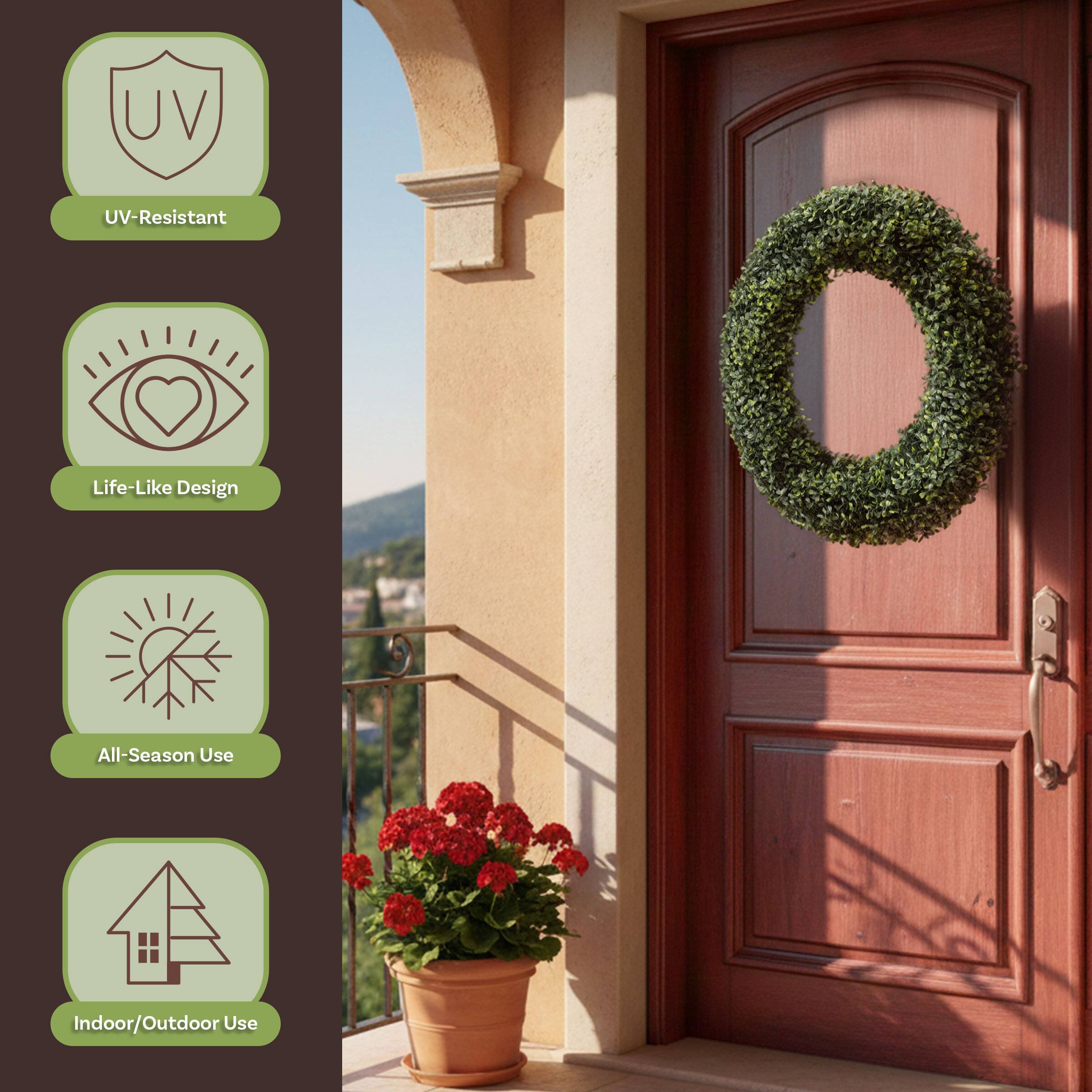 UV-Resistant  
Life-Like Design  
All-Season Use  
Indoor/Outdoor Use