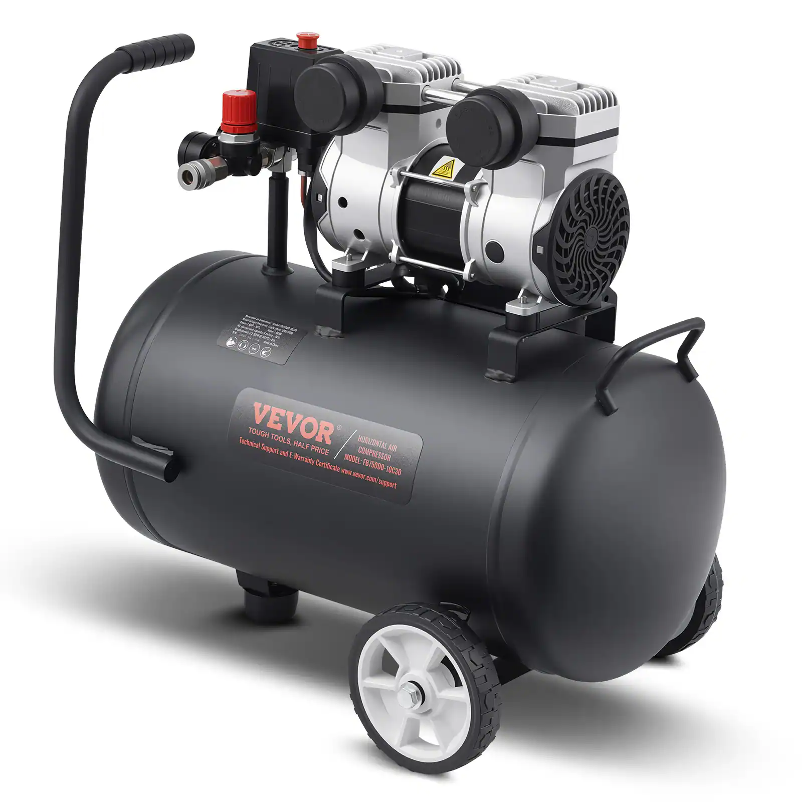 Technical VEVOR TOUGH Support TOOLS, HALF PRICE HORIZONTAL COMPRESSOR MR E-Warranty Certificate MODEL: FB75000 10030 com support