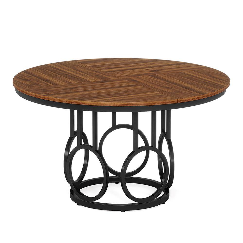 Back. Kadyn - Barara King Dining Table, Kitchen Dining Table,Kepooman Dining Table, Kitchen Table,,Brown - Brown.