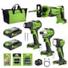 greenworks
GOOD -
OTH
6-8 810
10! PRESION DRILL at SET CARAFALARATO .. MUNCE
nome 10! 202 DOUBLE-SIDED IMPACT SIT SAT 0 : 9 ! !
PA51302 9. NUT DRIVER SET (SAE)