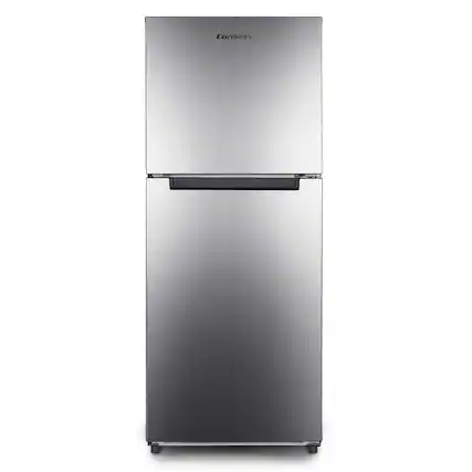 Front. Conserv - Conserv 10cf Top Freezer Refrigerator 24in Frost Free E-Star Quiet 43dB 110V SS - Stainless.