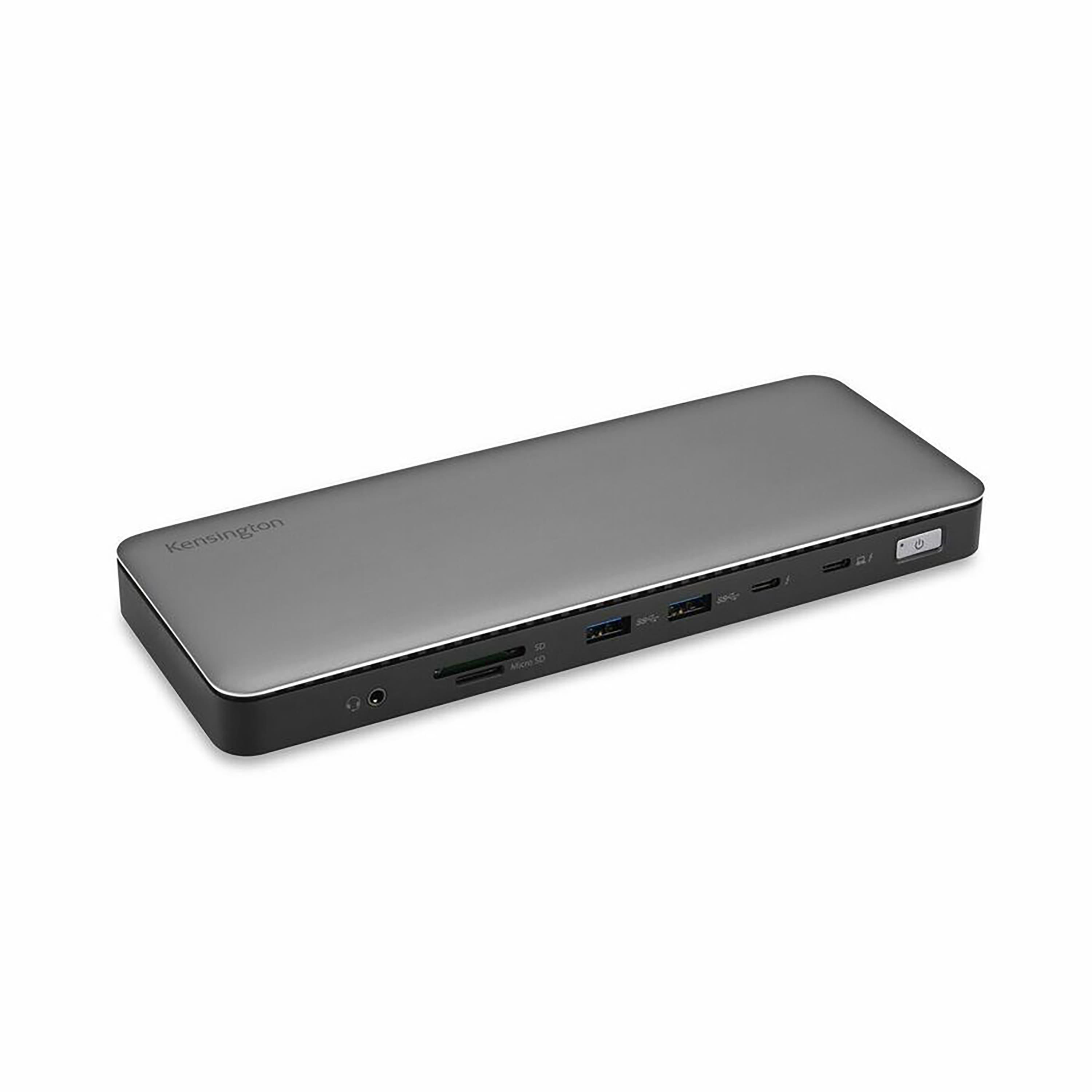 Kensington - SD5765T Thunderbolt 4 Dual 4K Docking Station - Deep Space Grey/Black - Front_Zoom