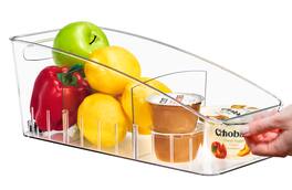 Sorbus - Clear Organizing Bins on Wheels