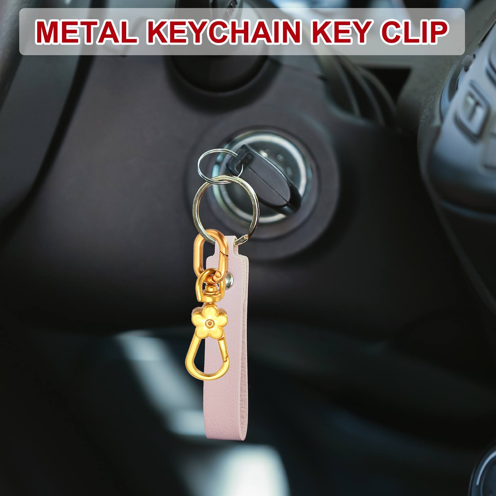 Unique Bargains 2pcs Metal Keychain Clip Swivel Lobster Claw Clasp ...