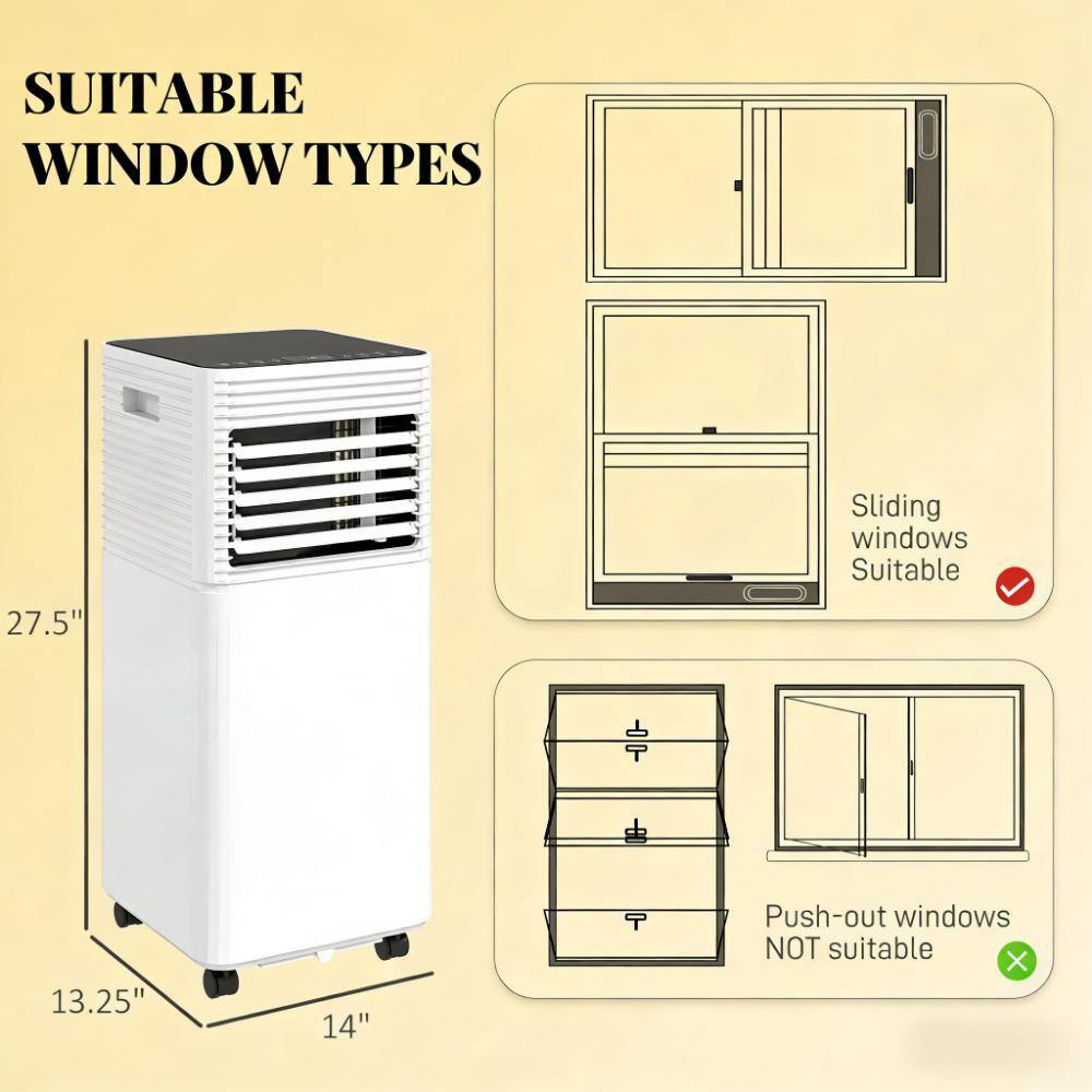 SUITABLE WINDOW TYPES

Sliding windows  
Suitable

Push-out windows  
NOT suitable